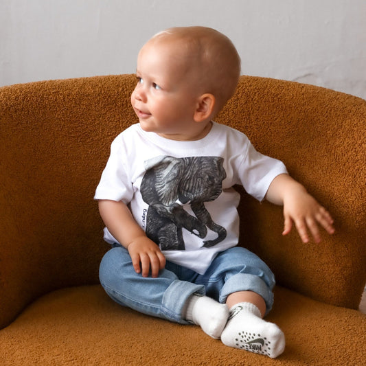 Ziloņi | Bērnu Kokvilnas krekls