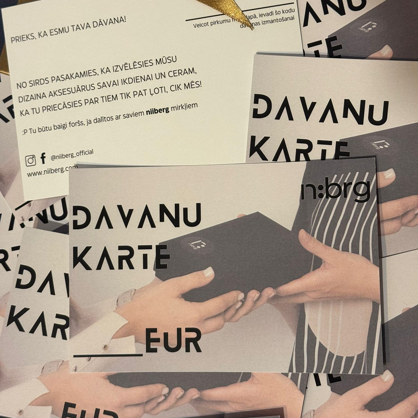 niiberg dāvanu karte