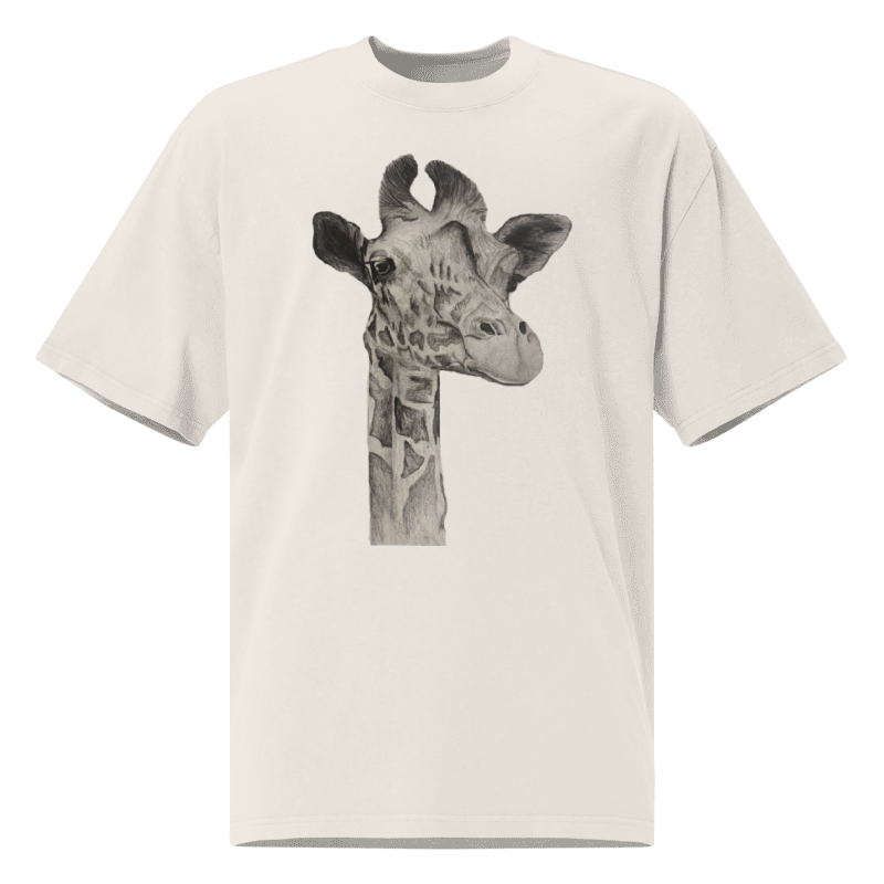 Giraffe | Oversized Cotton T-shirt