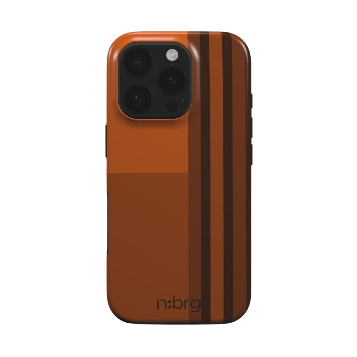 orange stripes | double layer phone cover