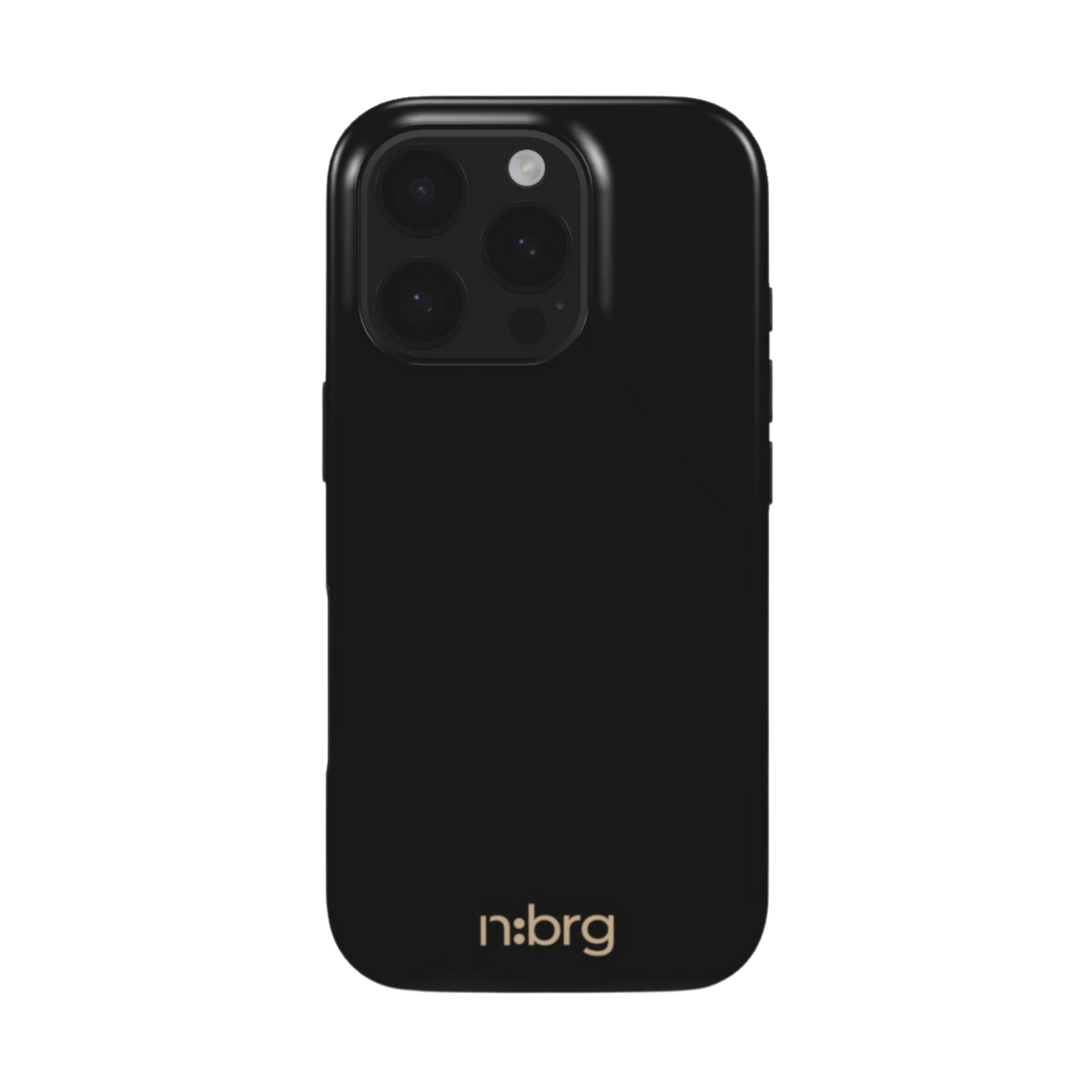 black | double layer phone cover