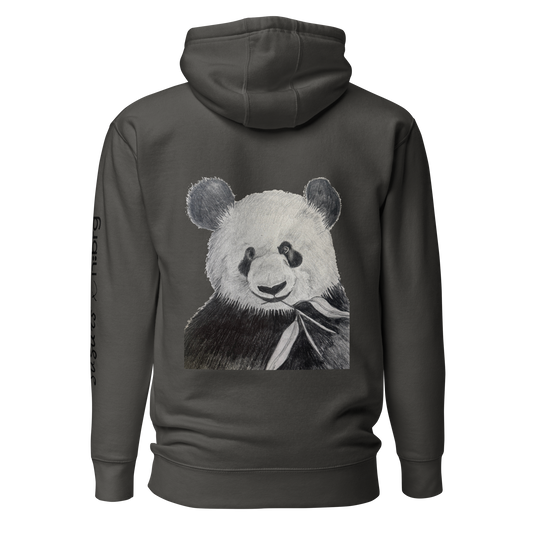 Panda | Unisex Premium džemperis ar kapuci