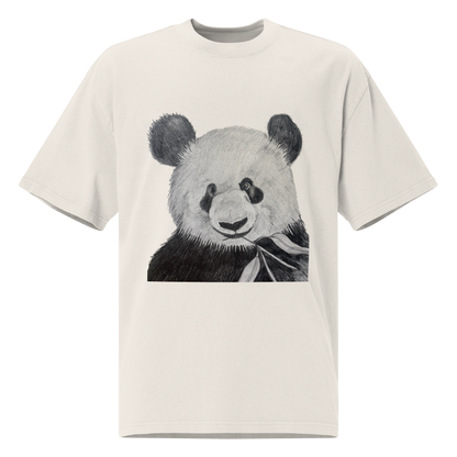 Panda | Oversized Kokvilnas t-krekls