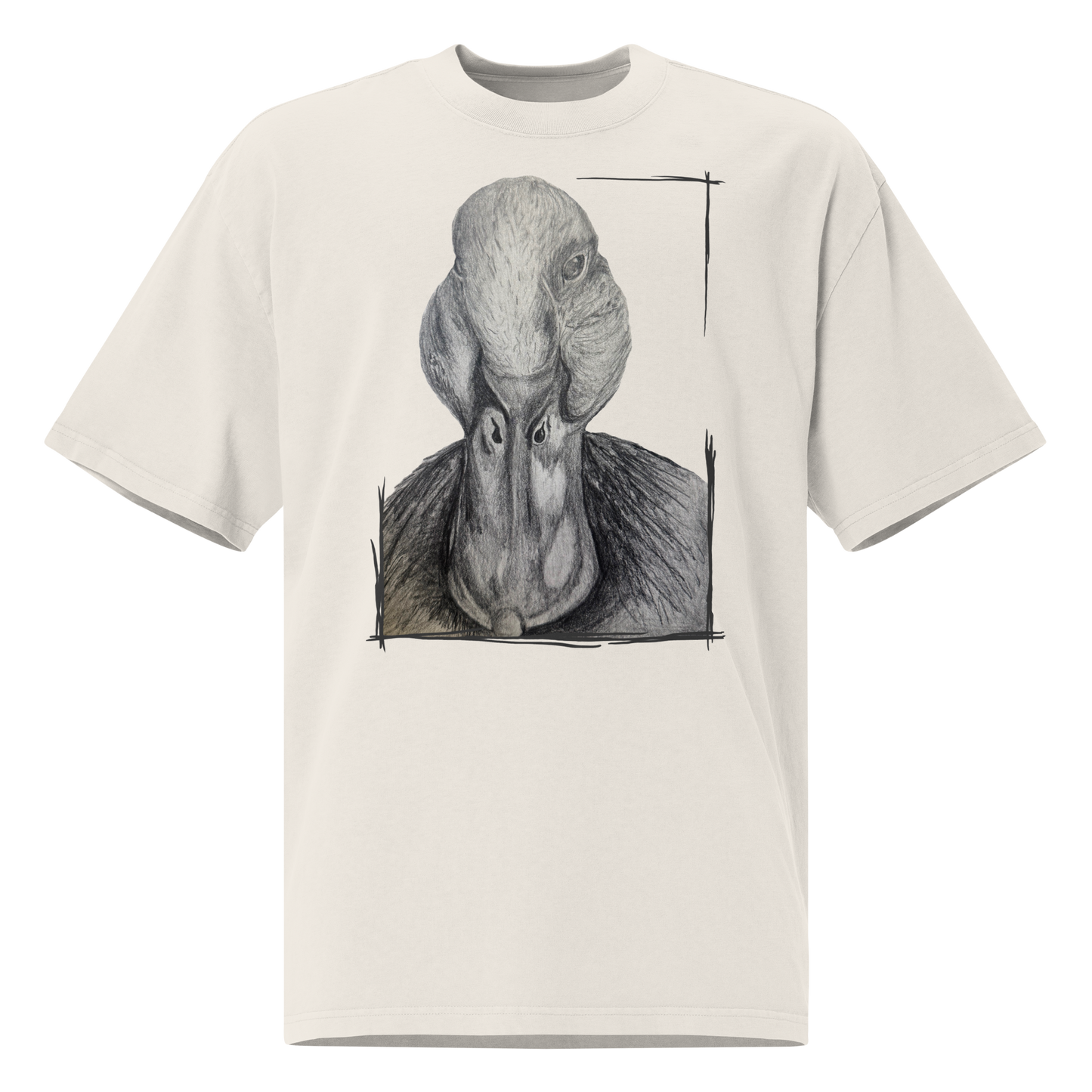 Pīle | Oversized Kokvilnas t-krekls