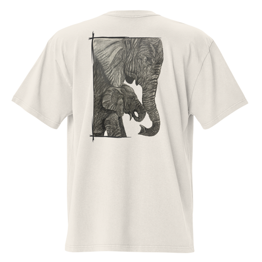 Ziloņi | Oversized Kokvilnas t-krekls