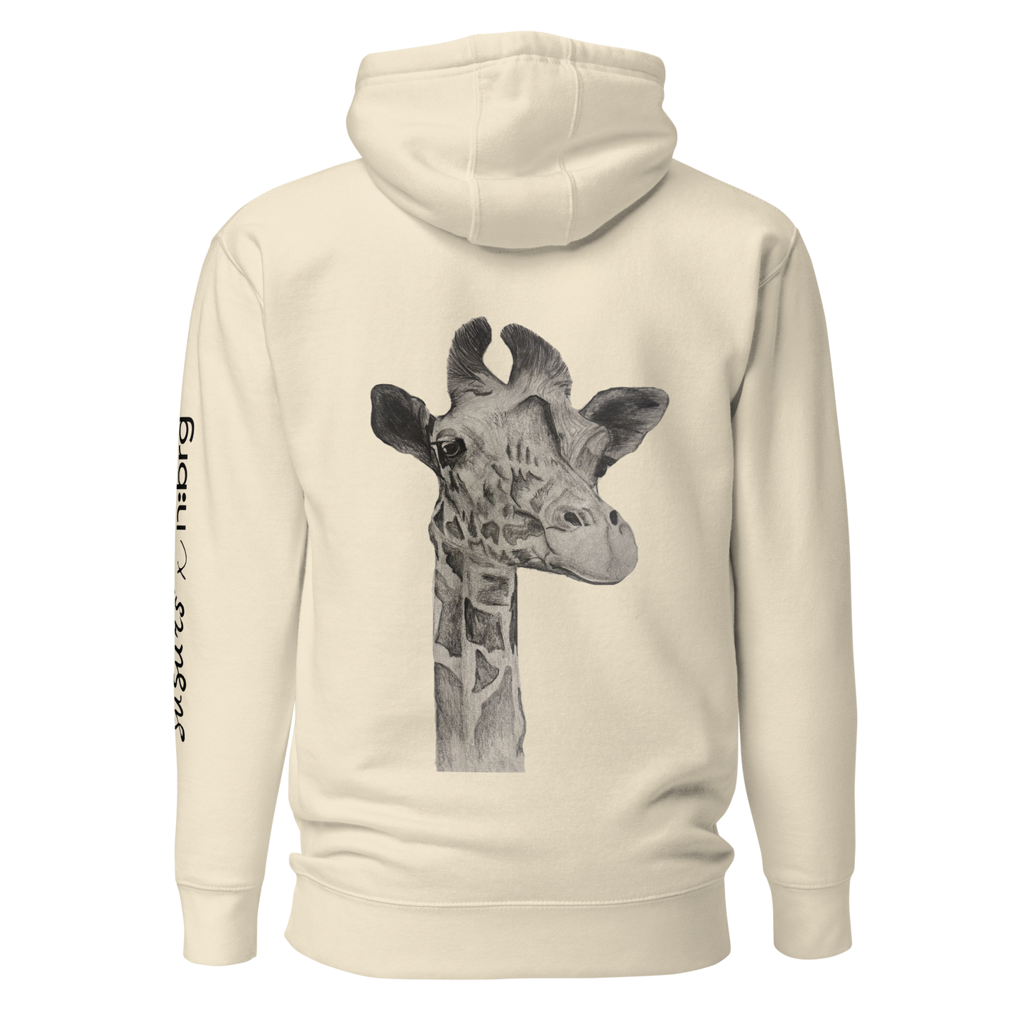 Žirafe | Unisex Premium džemperis ar kapuci