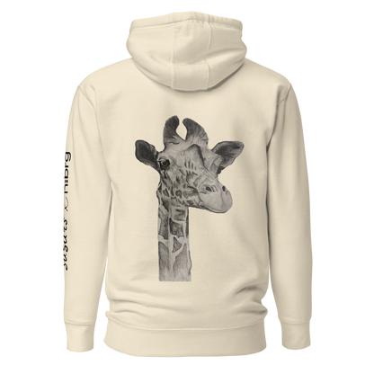 Žirafe | Unisex Premium džemperis ar kapuci