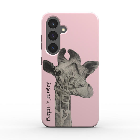 Pink giraffe | android phone case