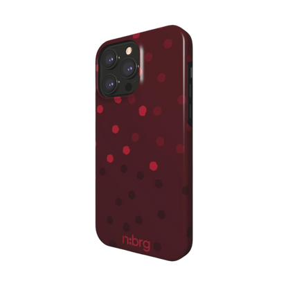 burgundy dots | tough case