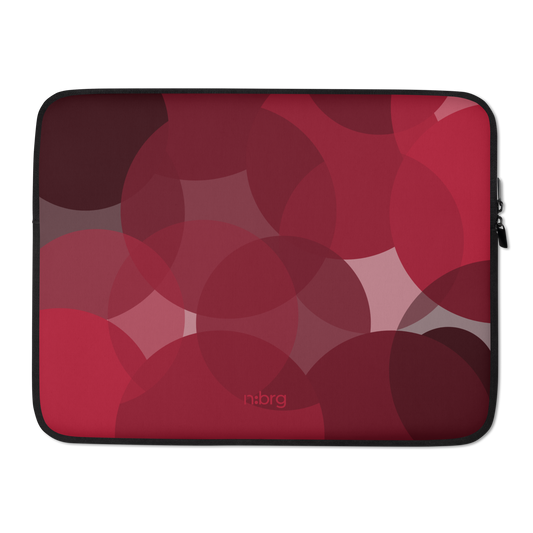 burgundy bubbles | laptop