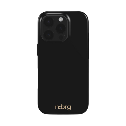 black | double layer phone cover