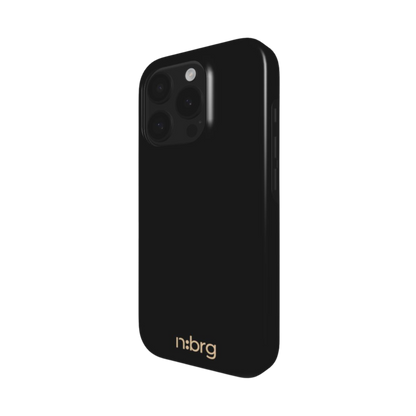 black | double layer phone cover